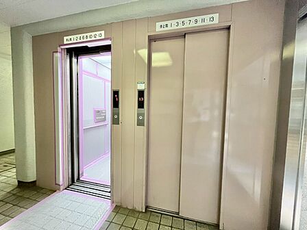 エレベーター完備のため荷物が多くなっても安心。