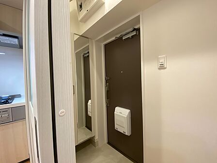 清潔感のある落ち着いた雰囲気の玄関です。