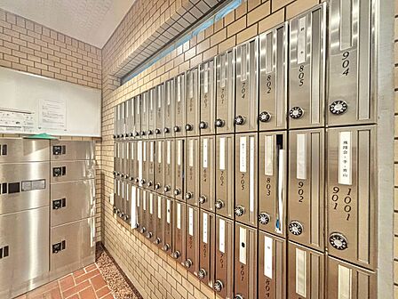 郵便受けも、きちんと管理されています。