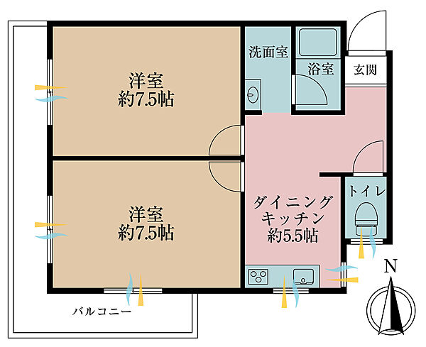 間取りを拡大表示