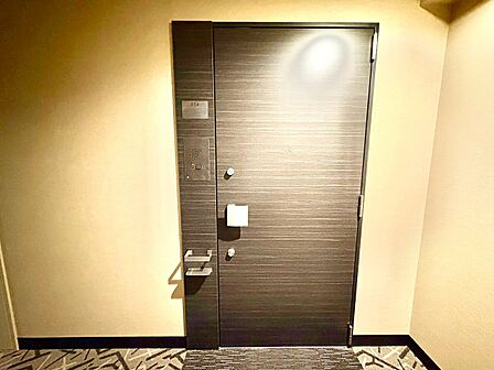 清潔感のある落ち着いた雰囲気の玄関です。
