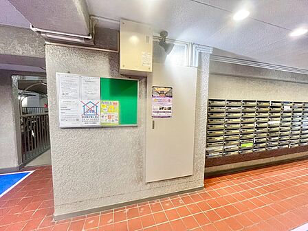 郵便受けも、きちんと管理されています。