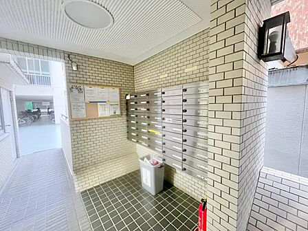 郵便受けも、きちんと管理されています。