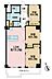 間取り：3LDK、専有面積68.04m2、バルコニー面積8.13m2