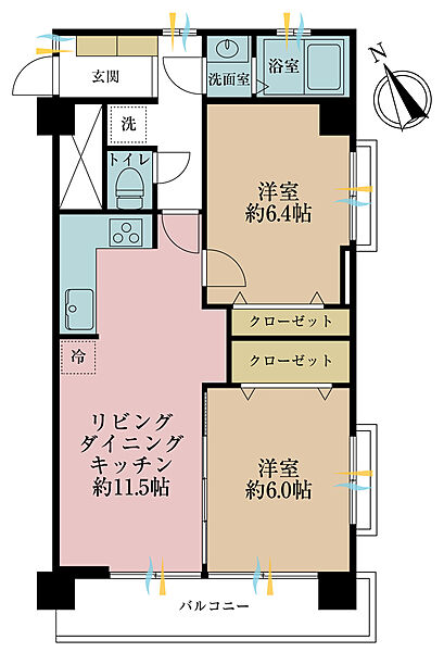 間取りを拡大表示