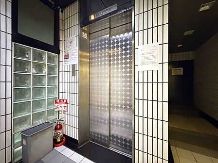 エレベーター完備のため荷物が多くなっても安心。