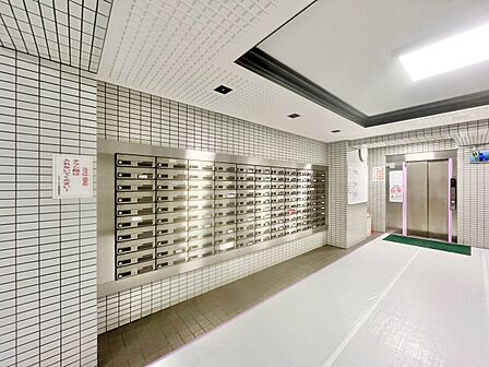 郵便受けも、きちんと管理されています。