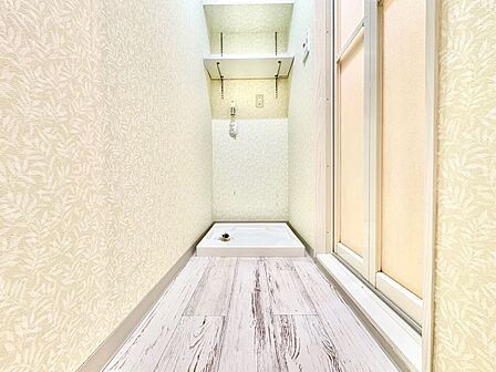十分な広さの脱衣所。