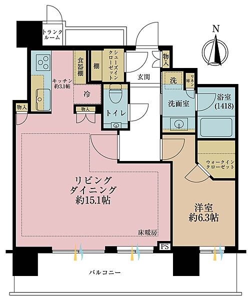 間取りを拡大表示