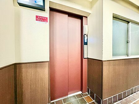 エレベーター完備のため荷物が多くなっても安心。
