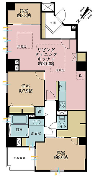 間取りを拡大表示