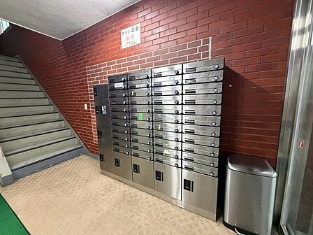 郵便受けも、きちんと管理されています。