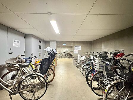 駐輪場も綺麗に整頓されています。※空き状況は都度ご確認下さい。