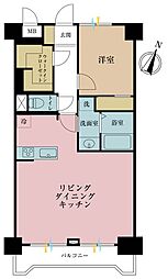 北新宿サマリヤマンション 1LDKの間取図画像