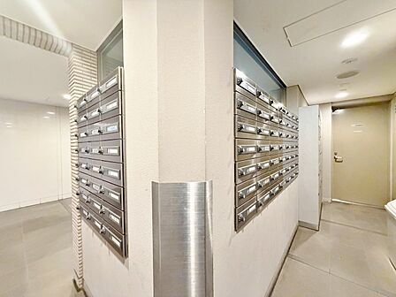 郵便受けも、きちんと管理されています。