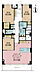 間取り：3LDK、専有面積80.01m2、バルコニー面積9.45m2