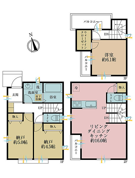 間取りを拡大表示