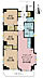 間取り：3LDK、専有面積54.27m2、バルコニー面積5.72m2