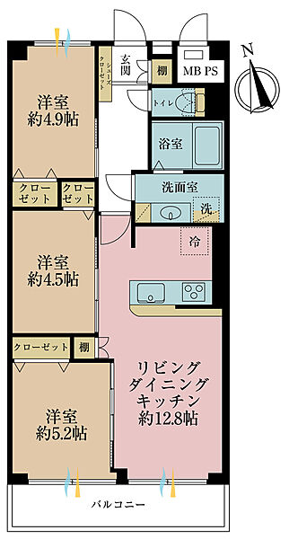 間取りを拡大表示