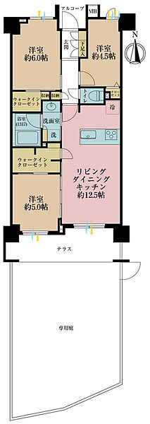 間取りを拡大表示