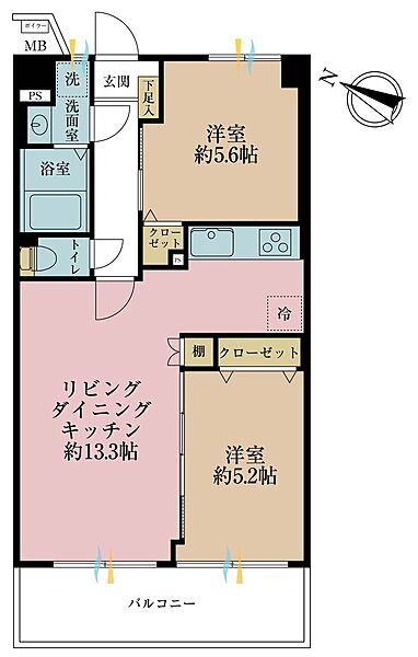 間取りを拡大表示