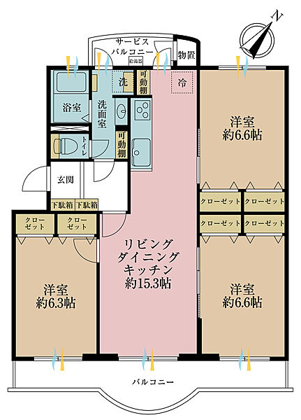 間取りを拡大表示