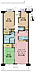 間取り：3LDK、専有面積69.03m2、バルコニー面積8.85m2