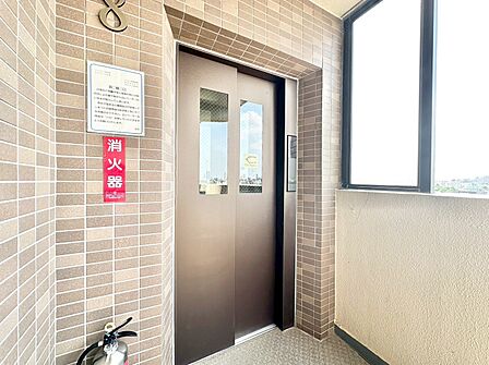 エレベーター完備のため荷物が多くなっても安心。
