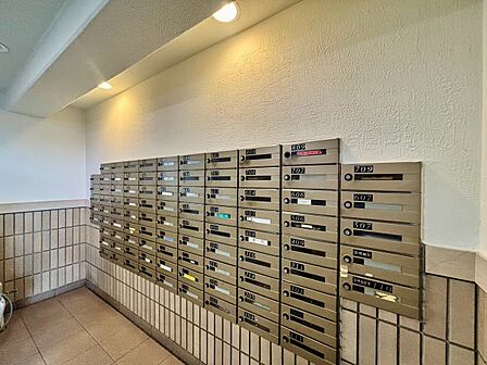 郵便受けも、きちんと管理されています。