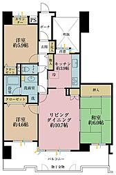 東建ニューハイツ朝霞台 3LDKの間取図画像