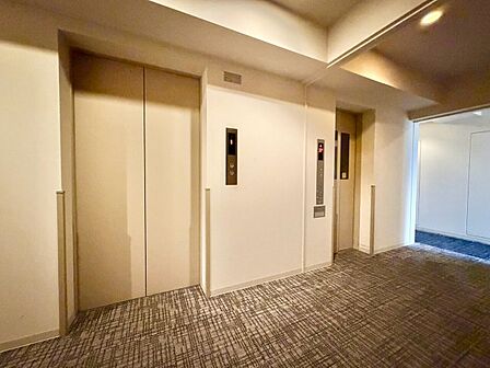 エレベーター完備のため荷物が多くなっても安心。