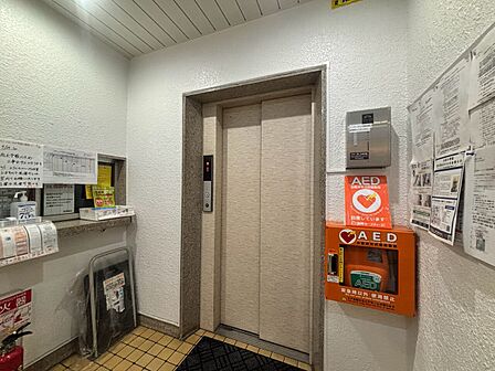 エレベーター完備のため荷物が多くなっても安心。