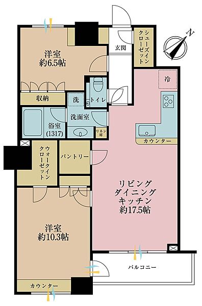 間取りを拡大表示