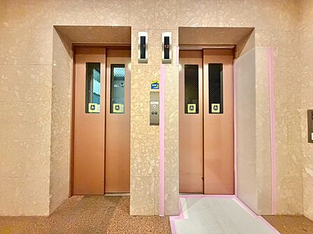 エレベーター完備のため荷物が多くなっても安心。