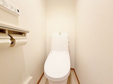 清潔感の高いお手洗い。