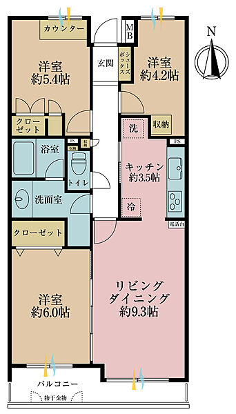 間取りを拡大表示