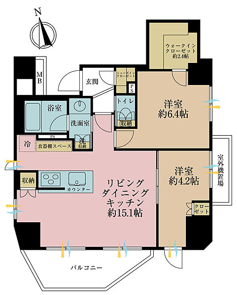 間取りを拡大表示