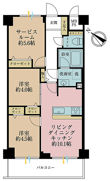 間取りを拡大表示