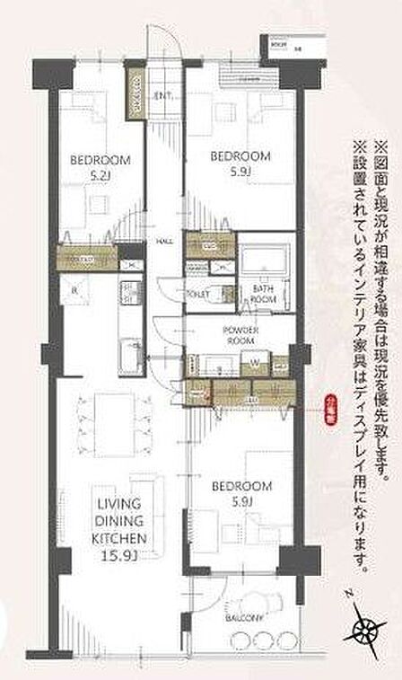 新規リノベーション物件の為、室内大変綺麗です♪
