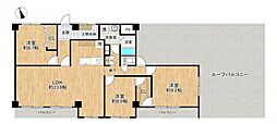 ラインハイム 3LDKの間取図画像