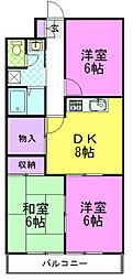間取図画像 3DK