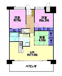 間取図画像 3LDK