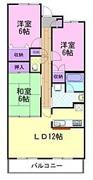 間取図画像 3LDK