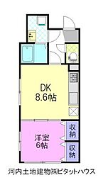 間取図画像 1DK