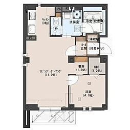 間取図画像 1LDK