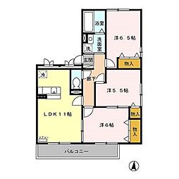 間取図画像 3LDK