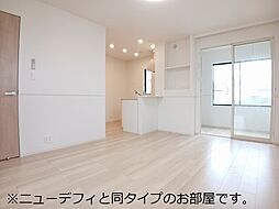 ゆいの杜5丁目アパート 202 2階1LDKのリビング/ダイニング