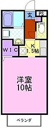 ル・荘ジロー 1Kの間取図画像