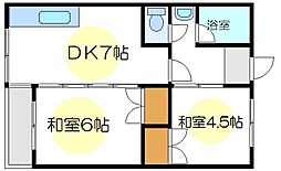間取図画像 2DK