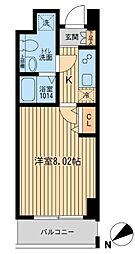 HF葛西レジデンス 1Kの間取図画像